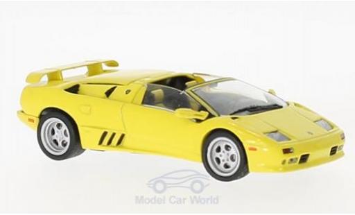 Coche miniatura Lamborghini Diablo 1/43 SpecialC Roadster amarillo 2000 Lamborghini Diablo 1/43 SpecialC Roadster amarillo 2000 coche miniatura