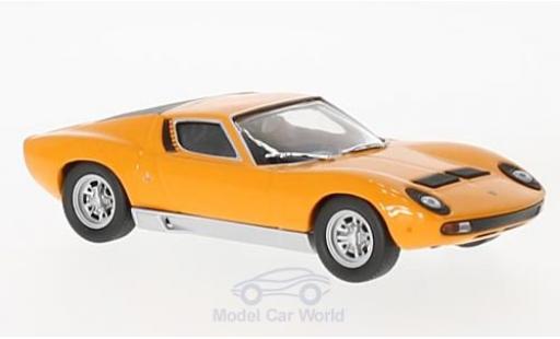 Coche miniatura Lamborghini Miura 1/43 SpecialC P400 naranja 1966 Lamborghini Miura 1/43 SpecialC P400 naranja 1966 coche miniatura