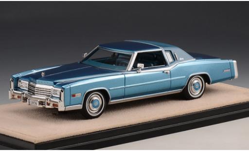 Cadillac Eldorado 1/43 Stamp Models Biarritz metalico azul 1978 coche miniatura