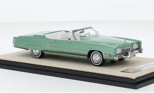 Coche miniatura Cadillac Eldorado 1/18 Stamp Models Cabriolet metallise grün 1972 1:18 Cadillac Eldorado 1/18 Stamp Models Cabriolet metallise grün 1972 1:18 coche miniatura