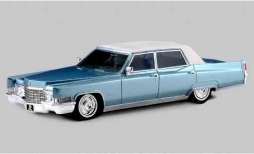 Cadillac Fleetwood 1/43 Stamp Models 60 Special Brougham metalico azul/matt-blanco 1969 coche miniatura
