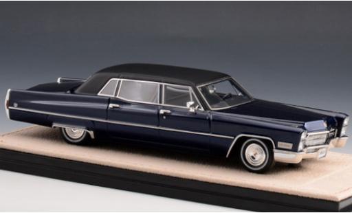 Coche miniatura Cadillac Fleetwood 1/43 Stamp Models 75 Limousine metalico azul/matt-negro 1968 Cadillac Fleetwood 1/43 Stamp Models 75 Limousine metalico azul/matt-negro 1968 coche miniatura