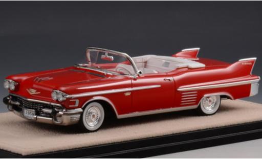 Coche miniatura Cadillac Series 62 1/43 Stamp Models Convertible rojo 1958 Cadillac Series 62 1/43 Stamp Models Convertible rojo 1958 coche miniatura