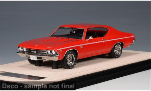 Coche miniatura Chevrolet Chevelle 1/43 Stamp Models SS 396 rojo 1969 1:43 Chevrolet Chevelle 1/43 Stamp Models SS 396 rojo 1969 1:43 coche miniatura