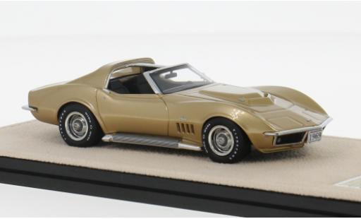 Chevrolet Corvette 1/43 Stamp Models L88 gold 1969 1:43 coche miniatura