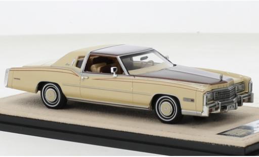 Cadillac Eldorado 1/43 Stamp Models Biarritz beige/marron 1978 coche miniatura