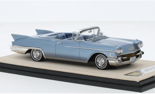 Coche miniatura Cadillac Eldorado 1/43 Stamp Models Biarritz Raindrop metallise azul clair 1958 Cadillac Eldorado 1/43 Stamp Models Biarritz Raindrop metallise azul clair 1958 coche miniatura