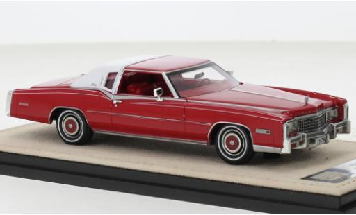 Cadillac Eldorado 1/43 Stamp Models Biarritz rojo/blanco 1978 coche miniatura