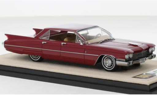 Cadillac Eldorado 1/43 Stamp Models Brougham Pininfarina metallise rouge foncé 1959 coche miniatura
