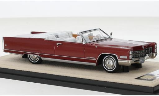 Cadillac Eldorado 1/43 Stamp Models Convertible rouge 1966 coche miniatura