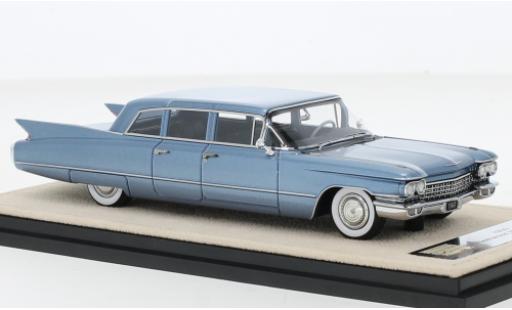 Cadillac Fleetwood 1/43 Stamp Models 75 Limousine metallise azul 1960 coche miniatura