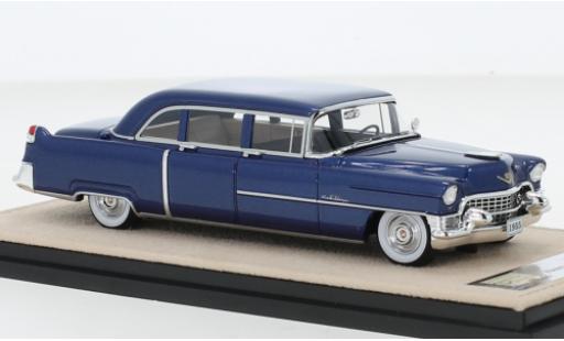 Cadillac Fleetwood 1/43 Stamp Models 75 Limousine metallise azul foncé 1955 coche miniatura