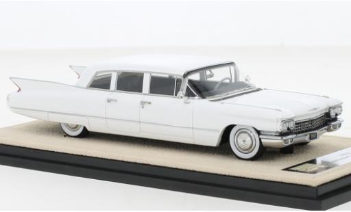 Cadillac Fleetwood 1/43 Stamp Models 75 Limousine blanco 1960 coche miniatura