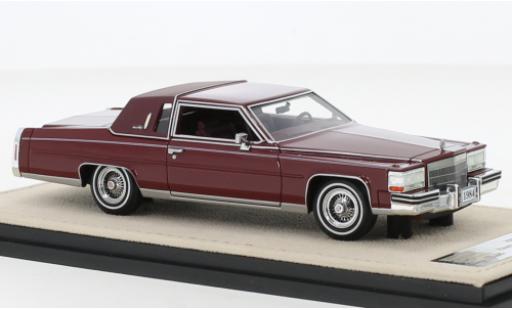 Cadillac Fleetwood 1/43 Stamp Models Brougham Coupe rojo 1984 coche miniatura