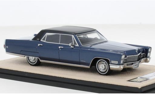 Coche miniatura Cadillac Fleetwood 1/43 Stamp Models Brougham metallise azul/negro 1968 Cadillac Fleetwood 1/43 Stamp Models Brougham metallise azul/negro 1968 coche miniatura