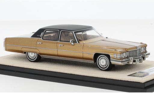 Cadillac Fleetwood 1/43 Stamp Models Brougham metallise marron 1974 coche miniatura