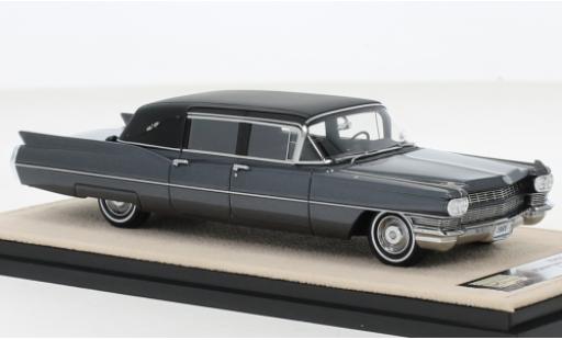 Coche miniatura Cadillac Fleetwood 1/43 Stamp Models formel Limousine Landau Top metallise gris/negro 1968 Cadillac Fleetwood 1/43 Stamp Models formel Limousine Landau Top metallise gris/negro 1968 coche miniatura