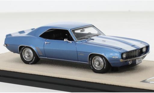 Coche miniatura Chevrolet Camaro 1/43 Stamp Models Z28 metallise azul/blanco 1969 Chevrolet Camaro 1/43 Stamp Models Z28 metallise azul/blanco 1969 coche miniatura