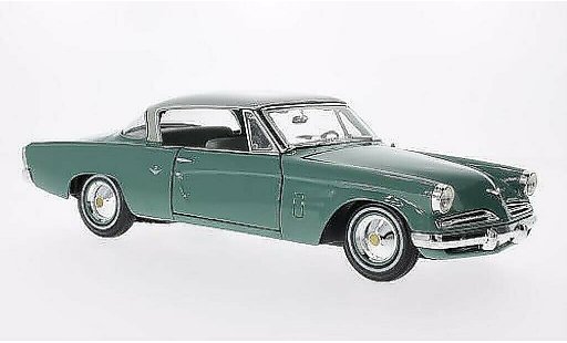 Studebaker Starliner 1953 1/18 Maisto verde/gris coche miniatura