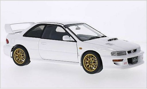 Subaru Impreza 22B 1/18 Autoart blanco 1998 coche miniatura