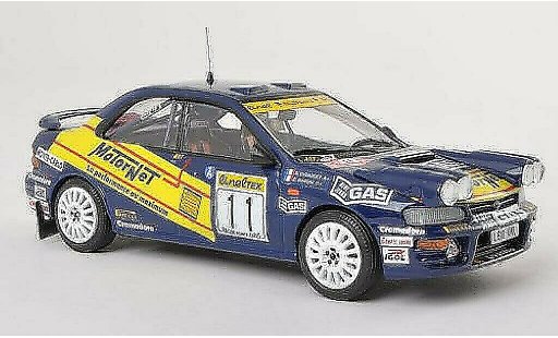 Subaru Impreza WRC 1/43 Trofeu 4x4 Turbo No.11 MotorNet Rally Monte Carlo 1996 /C.Baroni coche miniatura