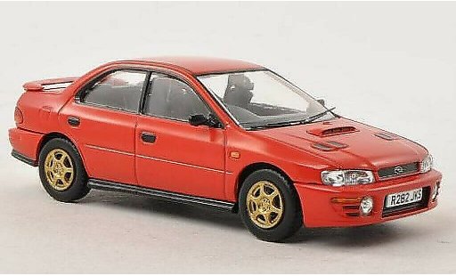 Subaru Impreza Base 1/43 Vanguards Turbo rojo RHD coche miniatura
