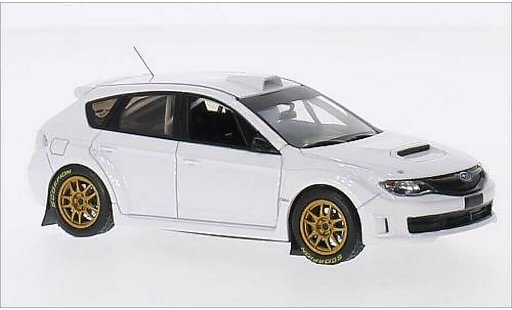 Subaru Impreza STI 1/43 IXO blanco 2011 coche miniatura
