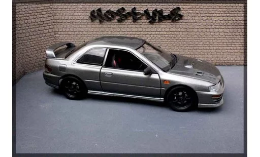 Subaru Impreza Type R 1/18 Autoart tipoe gt turbo sti gris carbone coche miniatura