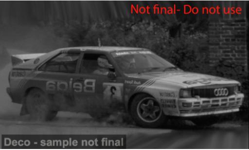 Audi Quattro 1/18 Sun Star quattro A1 Lotto Haspengouwrally 1983 #3 1:18 coche miniatura