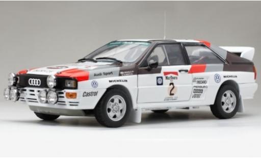 Audi Quattro 1/18 Sun Star A2 No.2 Sport Marlboro Rallye Argentinien 1983 avec Decals H.Mikkola/A.Hertz coche miniatura