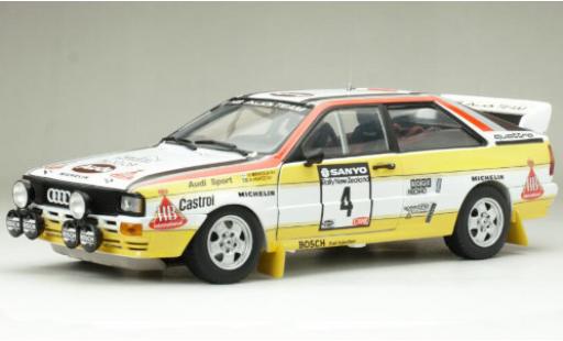 Audi Quattro 1/18 Sun Star A2 No.4 HB Team HB Rally Neuseeland 1984 y compris les Decals H.Mikkola/A.Hertz coche miniatura