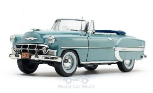 Chevrolet Bel Air 1/18 Sun Star Convertible azul 1953 coche miniatura