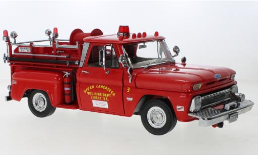 Chevrolet C-20 1/18 Sun Star Fire Truck Upper Lancaster Feuerwehr (US) 1965 1:18 coche miniatura