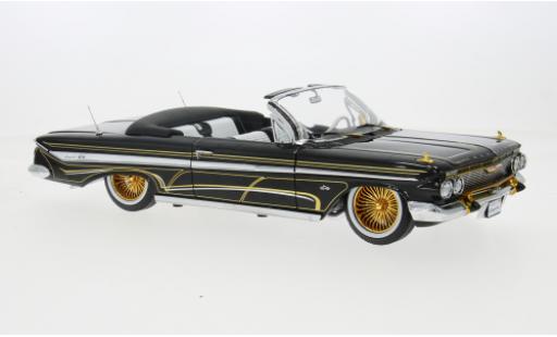 Coche miniatura Chevrolet Impala 1/18 Sun Star Cabriolet Lowrider schwarz 1961 1:18 Chevrolet Impala 1/18 Sun Star Cabriolet Lowrider schwarz 1961 1:18 coche miniatura