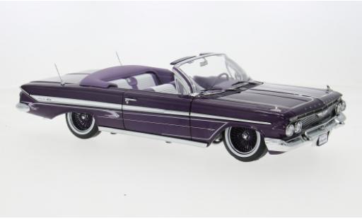 Coche miniatura Chevrolet Impala 1/18 Sun Star Cabriolet Lowrider violett 1961 1:18 Chevrolet Impala 1/18 Sun Star Cabriolet Lowrider violett 1961 1:18 coche miniatura