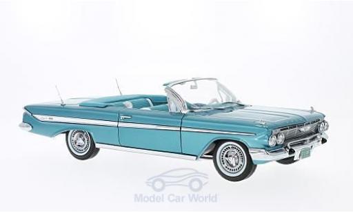 Chevrolet Impala 1961 1/18 Sun Star Convertible metalico türkis 1961 coche miniatura