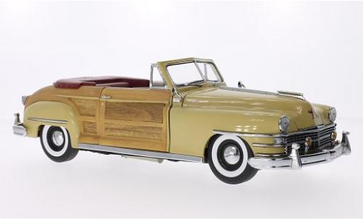 Chrysler Town & Country 1/18 Sun Star beige/Holzoptik 1948 coche miniatura