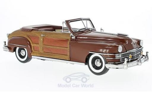 Chrysler Town & Country 1/18 Sun Star marron/Holzoptik 1948 coche miniatura