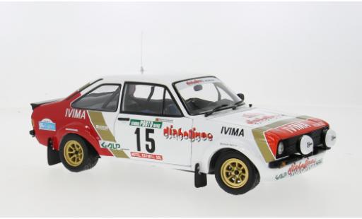 Coche miniatura Ford Escort 1/18 Sun Star Mk II RS 1800 No.15 Rallye WM Rallye Portugal 1983 1:18 Ford Escort 1/18 Sun Star Mk II RS 1800 No.15 Rallye WM Rallye Portugal 1983 1:18 coche miniatura