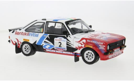 Coche miniatura Ford Escort 1/18 Sun Star Mk II RS 1800 No.2 Killarney Historic Rally 2019 1:18 Ford Escort 1/18 Sun Star Mk II RS 1800 No.2 Killarney Historic Rally 2019 1:18 coche miniatura