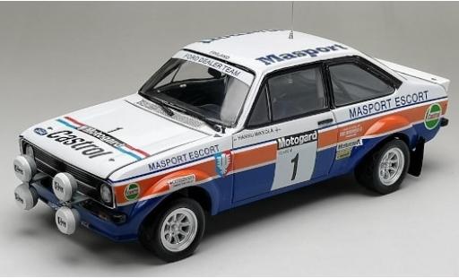 Coche miniatura Ford Escort 1/18 Sun Star MkII RS 1800 No.1 Masport Castrol Rallye WM Rally Neuseeland 1979 H.Mikkola/A.Hertz Ford Escort 1/18 Sun Star MkII RS 1800 No.1 Masport Castrol Rallye WM Rally Neuseeland 1979 H.Mikkola/A.Hertz coche miniatura