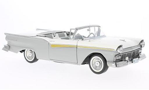 Coche miniatura Ford Fairlane 1/18 Sun Star 500 Skyliner gris/blanco 1957 Ford Fairlane 1/18 Sun Star 500 Skyliner gris/blanco 1957 coche miniatura