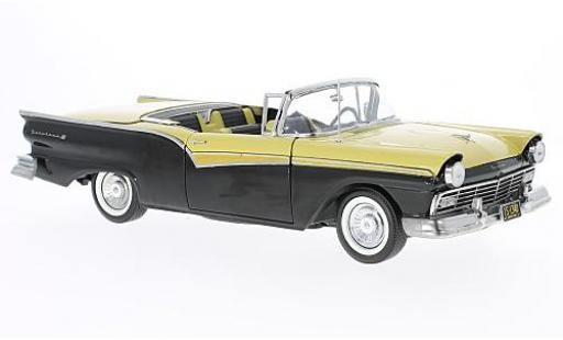 Coche miniatura Ford Fairlane 1/18 Sun Star 500 Skyliner negro/amarillo 1957 Ford Fairlane 1/18 Sun Star 500 Skyliner negro/amarillo 1957 coche miniatura