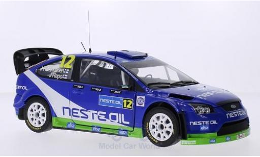 Ford Focus 1/18 Sun Star RS WRC08 No.12 M-Sport Neste Oil Rally Finnland 2010 J.Kankkunen/J.Repo coche miniatura