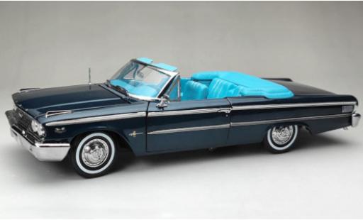 Coche miniatura Ford Galaxy 1/18 Sun Star Galaxie 500 XL Convertible azul 1963 Ford Galaxy 1/18 Sun Star Galaxie 500 XL Convertible azul 1963 coche miniatura