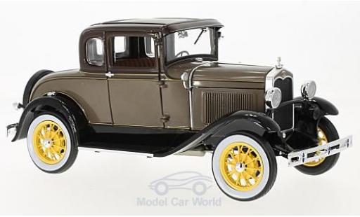 Coche miniatura Ford Model A 1/18 Sun Star Coupe marron 1931 Ford Model A 1/18 Sun Star Coupe marron 1931 coche miniatura
