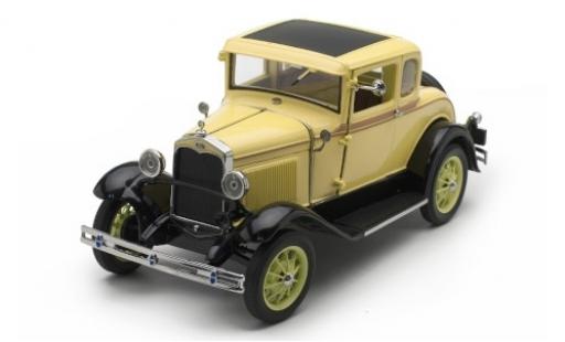 Coche miniatura Ford Model A 1/18 Sun Star Coupe amarillo 1931 Ford Model A 1/18 Sun Star Coupe amarillo 1931 coche miniatura