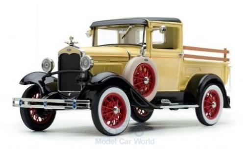 Coche miniatura Ford Model A 1/18 Sun Star Pick Up amarillo/negro 1931 Ford Model A 1/18 Sun Star Pick Up amarillo/negro 1931 coche miniatura