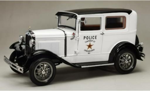 Coche miniatura Ford Model A 1/18 Sun Star Tudor blanco/negro West Virginia Police 1931 Ford Model A 1/18 Sun Star Tudor blanco/negro West Virginia Police 1931 coche miniatura