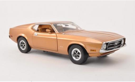 Ford Mustang 1/18 Sun Star Sportroof metalico marron UN 1971 coche miniatura